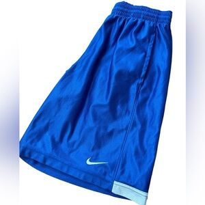 Vintage Y2K Nike Men’s Blue Athletic‎ Basketball Shorts Size Large Hoop Shorts